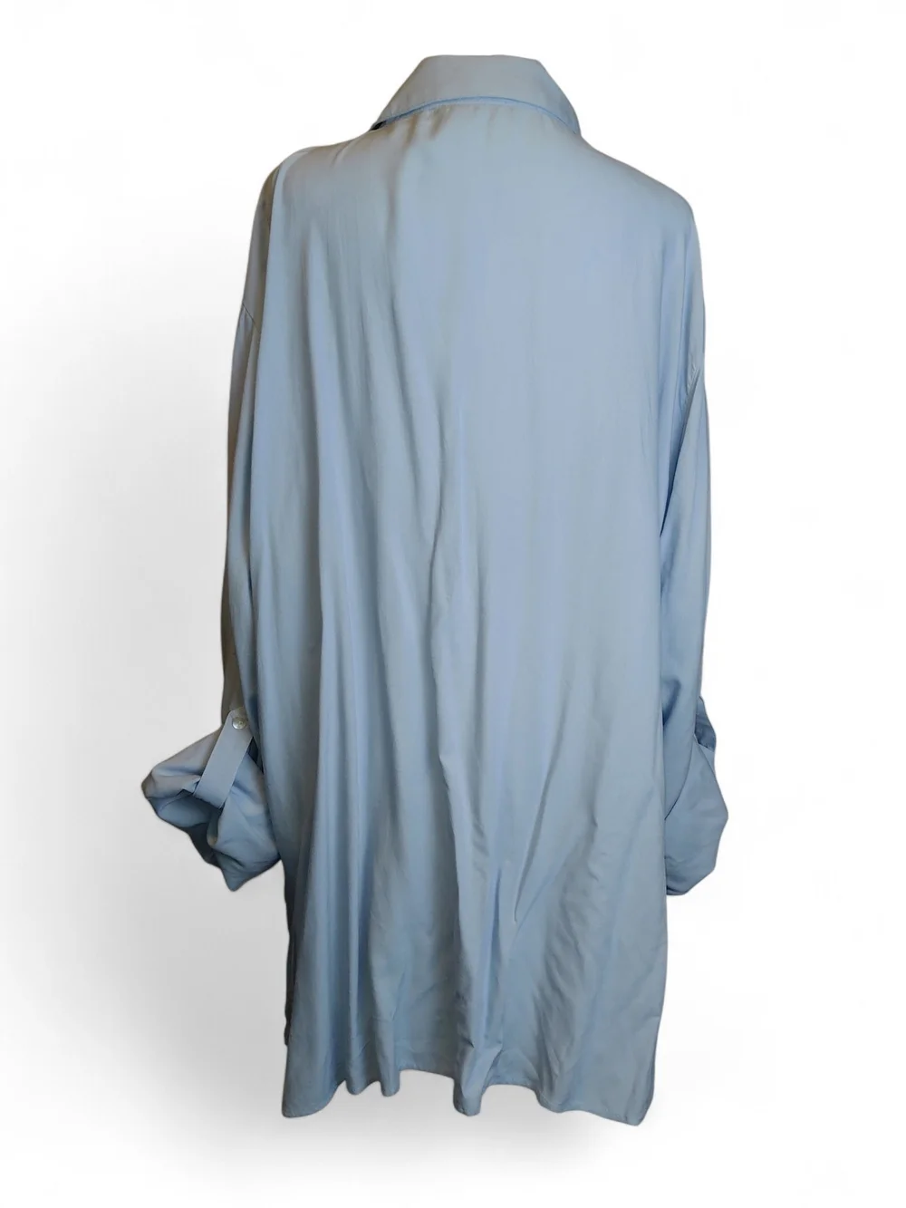 Soft Surroundings Light Blue Embroidered Button-Down Tunic Size 3X GUC - Picture 7 of 9